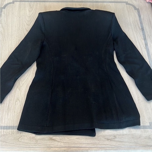 St. John Basics Chic Black Skirt Set with Gold Accents - Picture 10 of 10